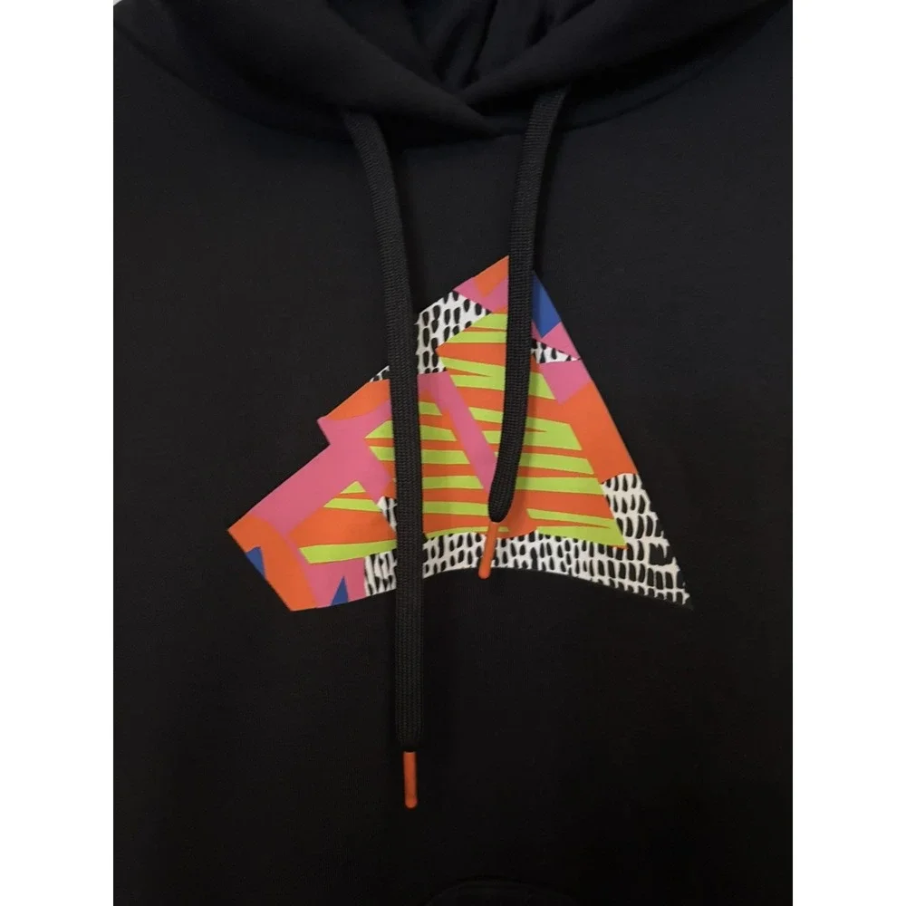 Men Adidas Hoodie Black With Logo. Black. Size XL. New With Tag.